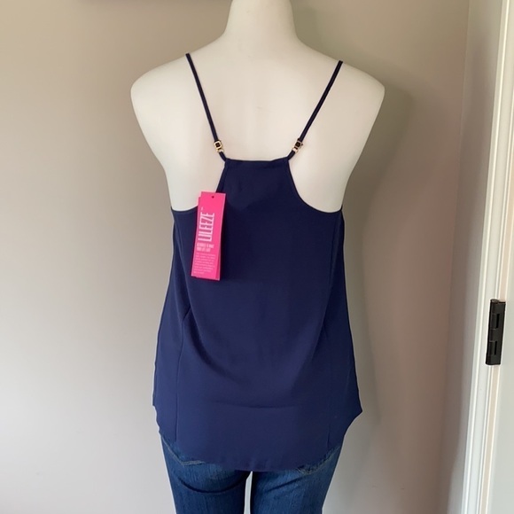 Lilly Pulitzer Dusk Lileeze Tank Top True Navy Camisole Sz XS NEW - Picture 6 of 12